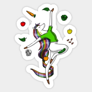 Unicorn Vegan Sticker